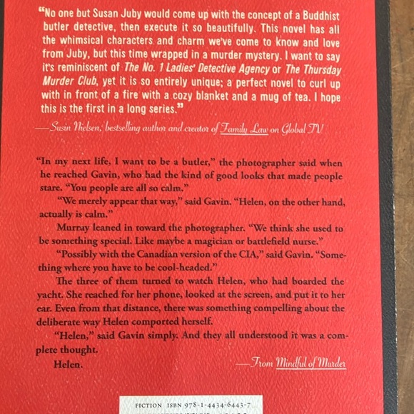 Book: Mindful of Murder Novel by Susan Juby ( BC - Canada author) - Picture 10 of 10
